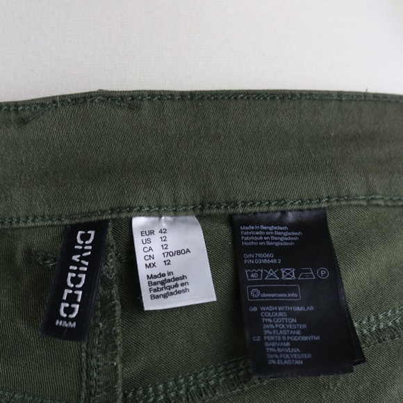 H&M Moto Skinny Pants Sz 12 - Picture 6 of 6